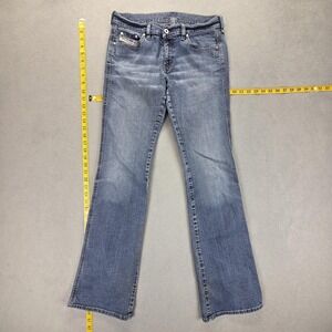 VTG Diesel Jeans Womens 30x34 Blue Rame Regular Bootcut Stretch Made in Italy